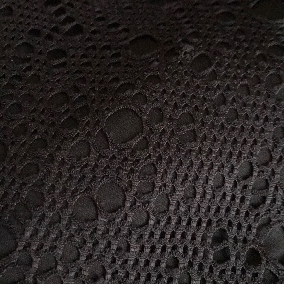 Black Crochet Knit Lace Maxi Skirt by Fickle - Picture 3 of 7